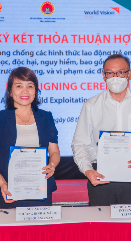 Phòng chống các hình thức lao động trẻ em trong môi trường nặng nhọc, độc hại, nguy hiểm, bao gồm bóc lột tình dục trẻ em trên môi trường mạng, và vi phạm các điều kiện lao động tối thiểu (Dự án ACE)